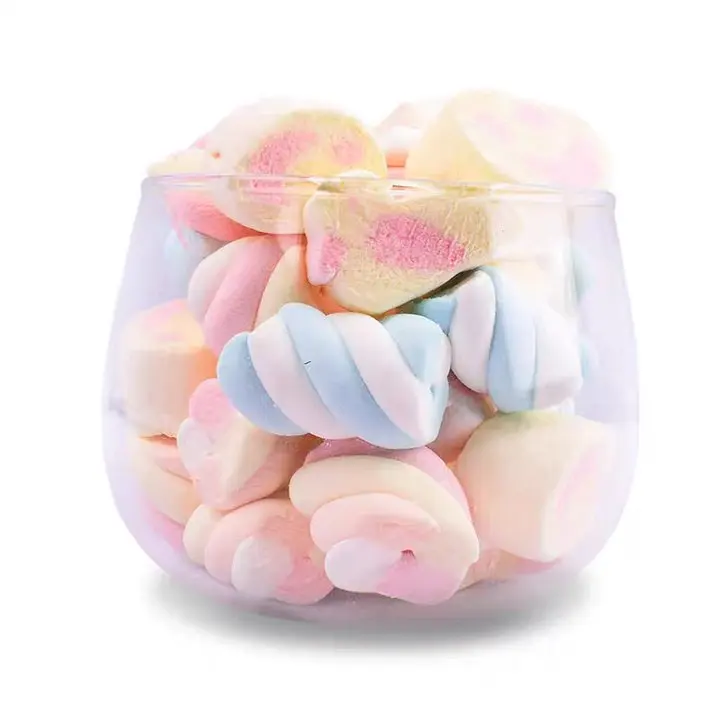 New Wholesale Custom Sweet Vegan Marshmallow Long Twist Marshmallow Candy For Kids