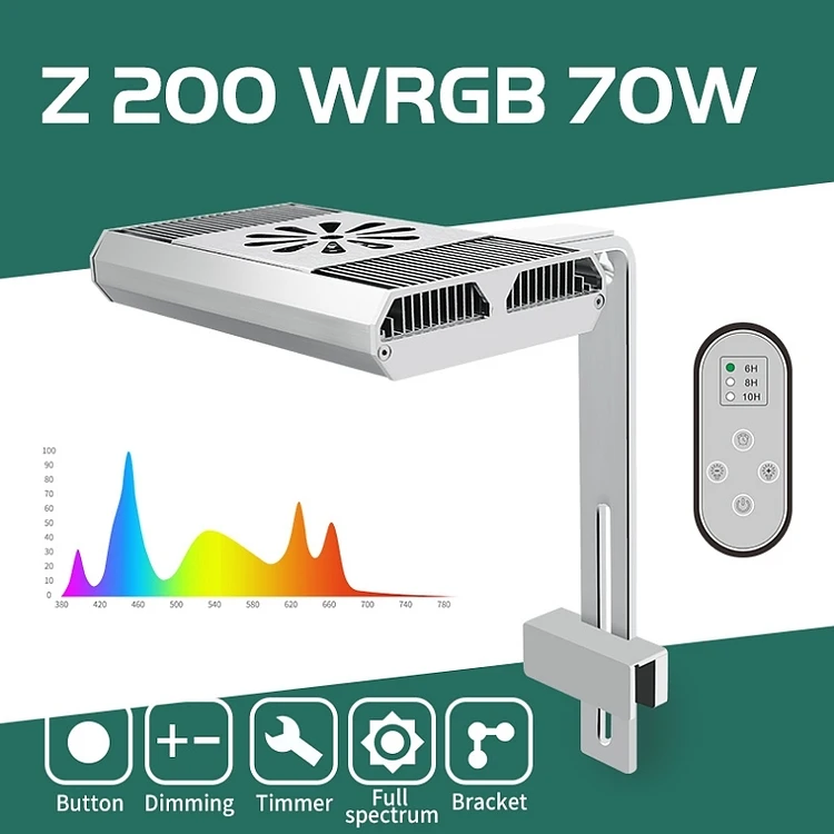 2021 новейшая неделя аквариумный светодиодный светильник AQUA Z серии WRGB Z200 70 Вт ландшафтный для