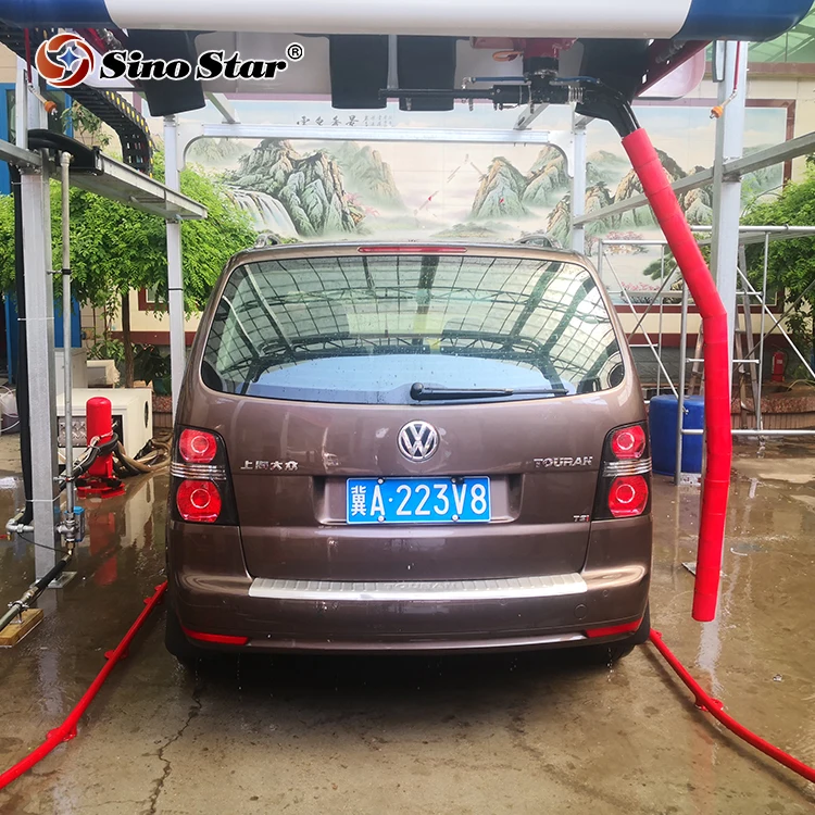Sino Star Wash 360 Car Touchless System Jeton Lavage Auto Wash Mobile Steam Washer Car Wash Machine