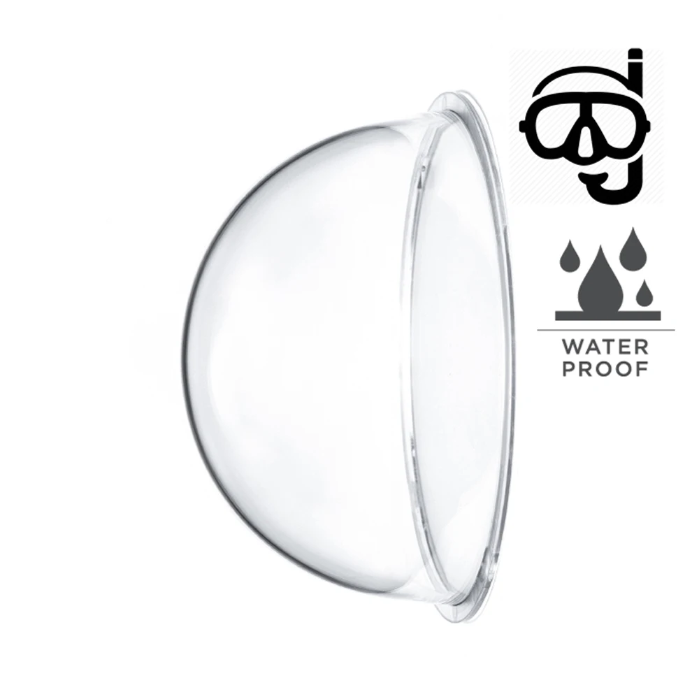 factory supply underwater photography optical plastic cover for action cameras