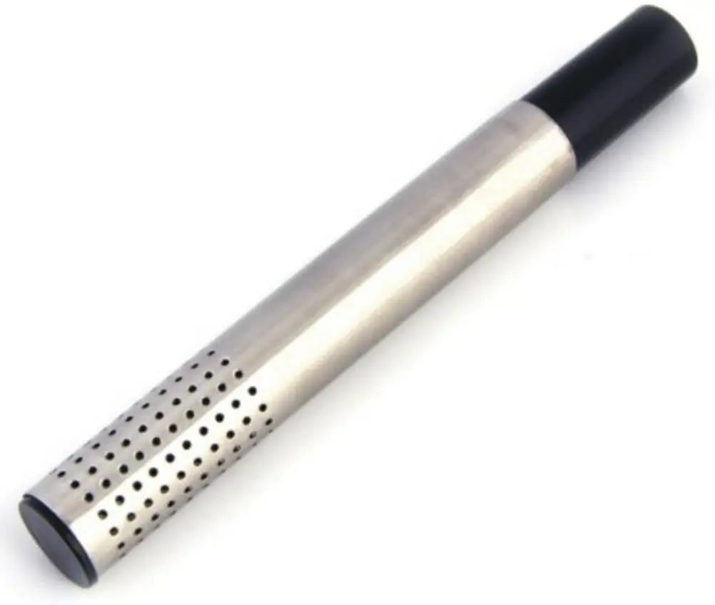 Wholesale Food Safe Pipe Mesh Tea Filter Stainless Steel Metal Tea Infuser Tool Tea Strainer Stick