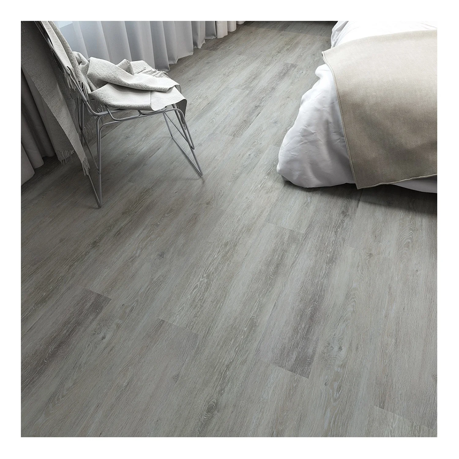 FACTORY Wood Look Click Waterproof Luxury LVT/SPC/WPC Rubber Vinyl PVC Plank Plastic Flooring Tile Price
