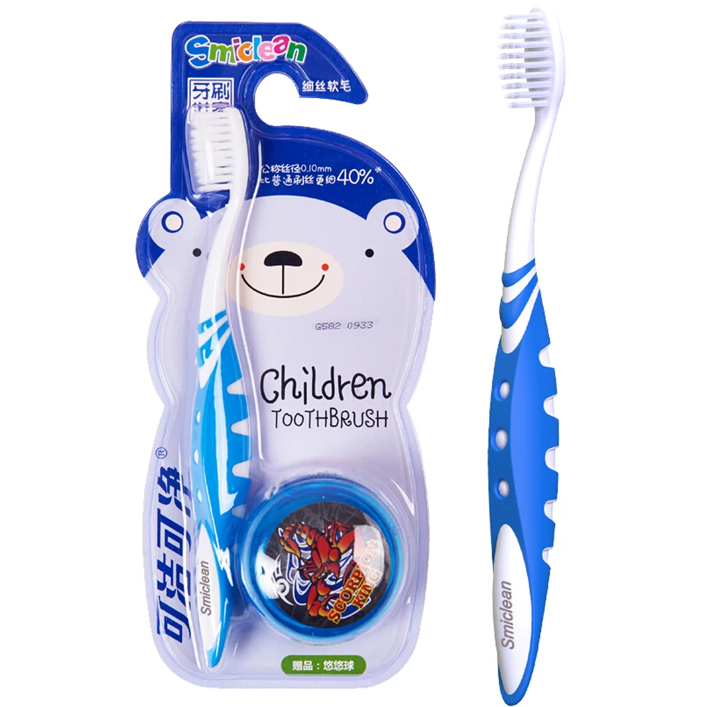 BSCI manufacturer high quality 3 6 12 years toy cartoon kids toothbrush