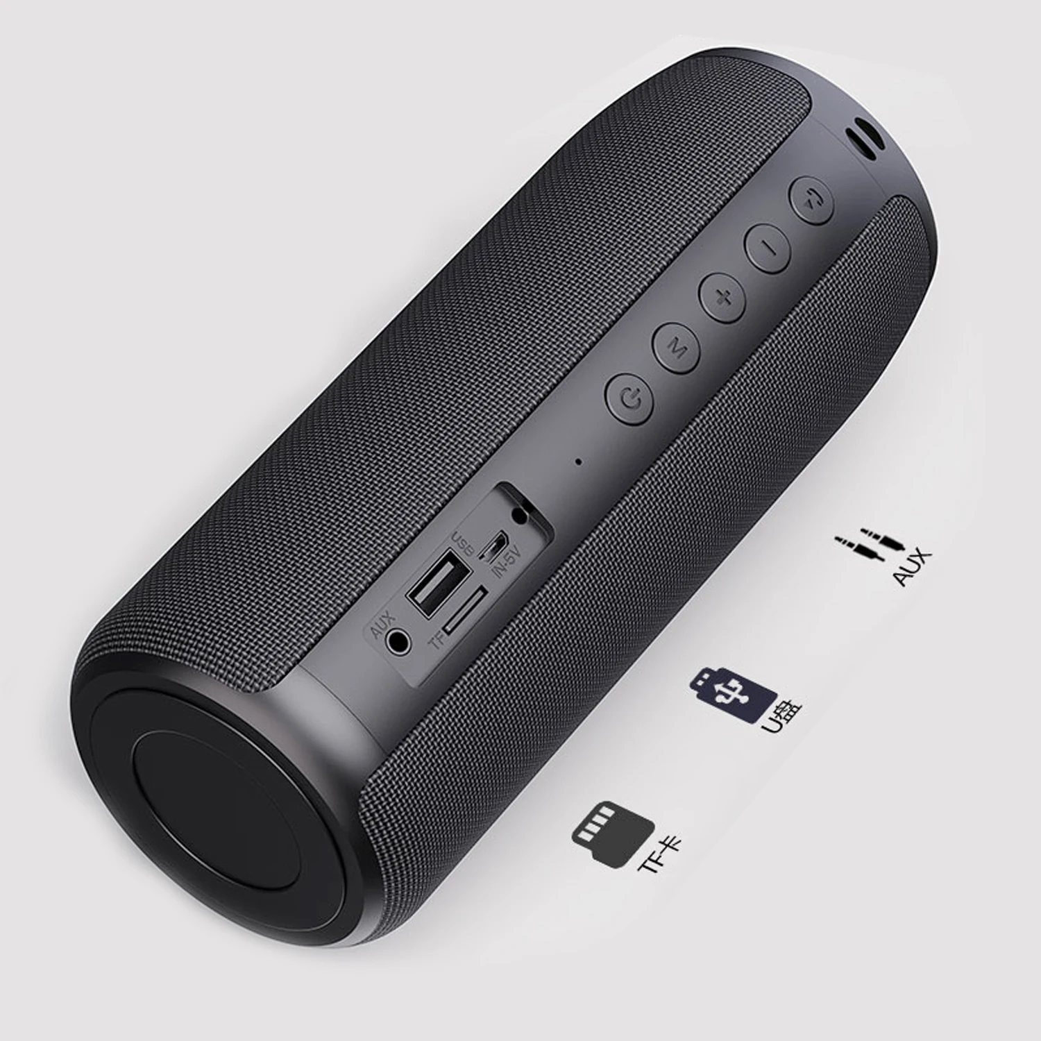 Мощный бас домашний кинотеатр сабвуфер Usb Водонепроницаемый уличный беспроводной мини портативный Bluetooth динамик Стерео Tws