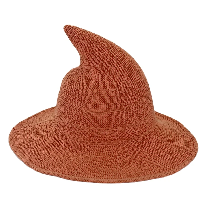 High quality Fashion Modern custom hats for Halloween women festival decoration party cosplay knitted hat Adult Hats
