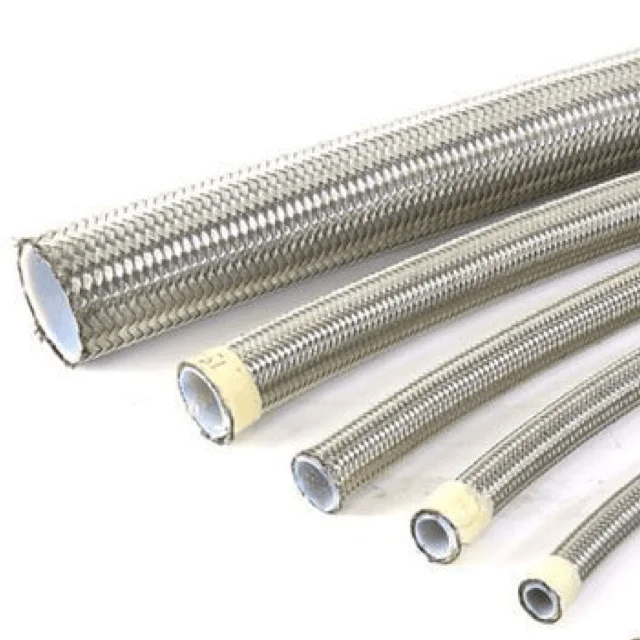 Промышленный резиновый шланг ptfe гидравлический Масляный используемый в химической нержавеющей стали 304 проволока плетеная труба трубка 4 дюйма