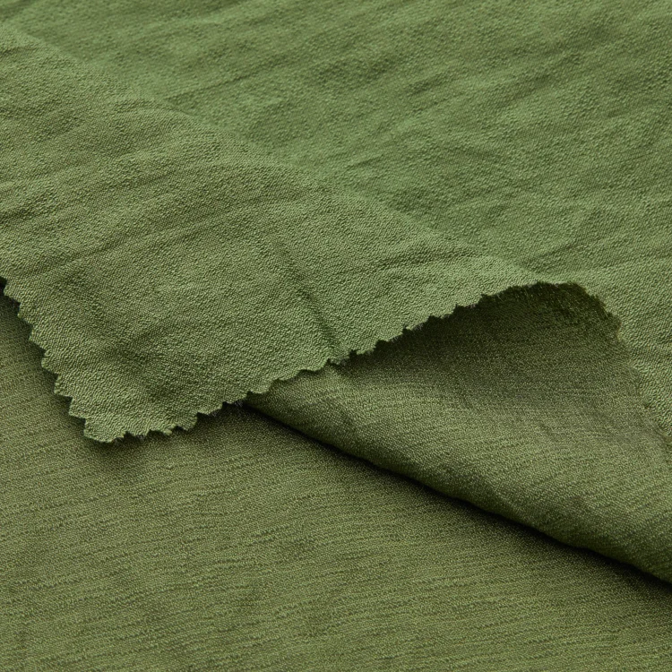 Polyamide tree bark like crepe, organic, crepe ready for shipping for large stocks of fashion design fabrics B166