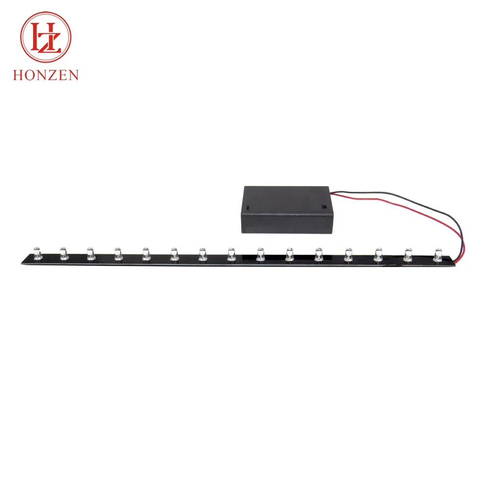 Battery operated 5mm led chip light rigid flashing module for display promotion