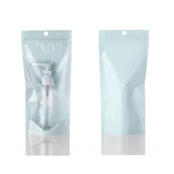 Custom Printing Cosmetic Bag Printed Stand Up Pouches Plastic Zipper Packaging Colorful Aluminum One Side Clear Stand Up Pouch