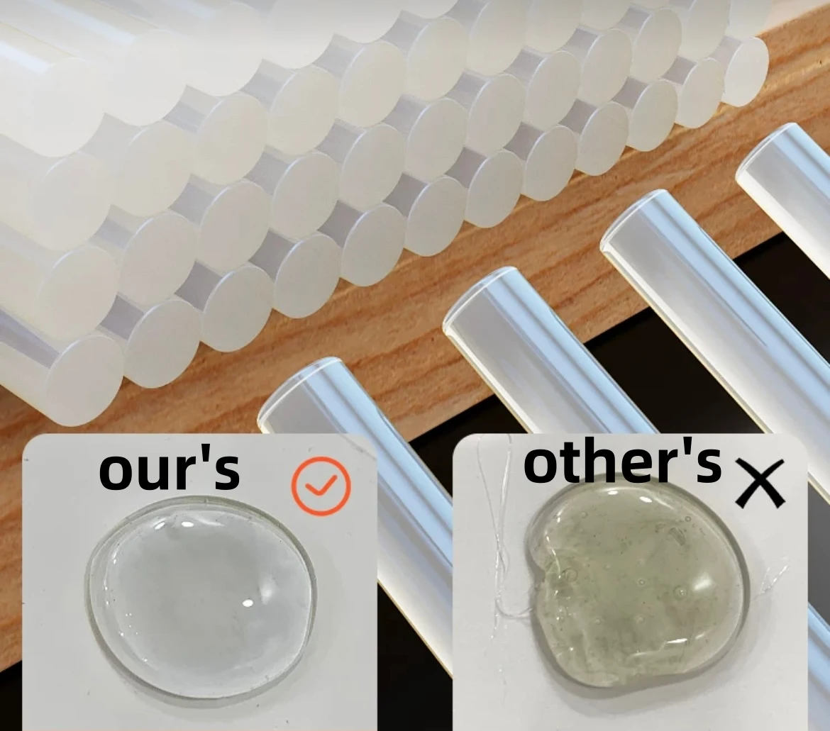 Super Gule Elastic Silicone Bar EVA Based Hot Glue Gun Used Hot Melt Glue Stick