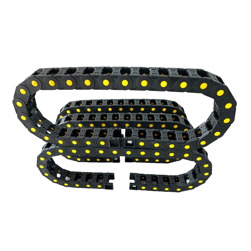 Plastic High Flexible Durable Cable Drag Chain Energy cable carrier Plastic drag chain PA66 wire carrier