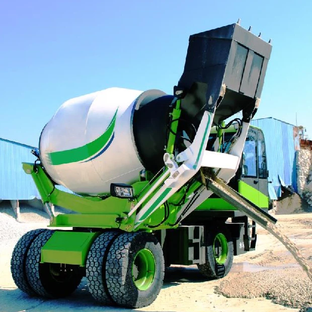 TOP factory HUAYA 3.5 cbm 4 cbm 6.5 cbm Self Loading Concrete Mixer  with EPA/Euro5