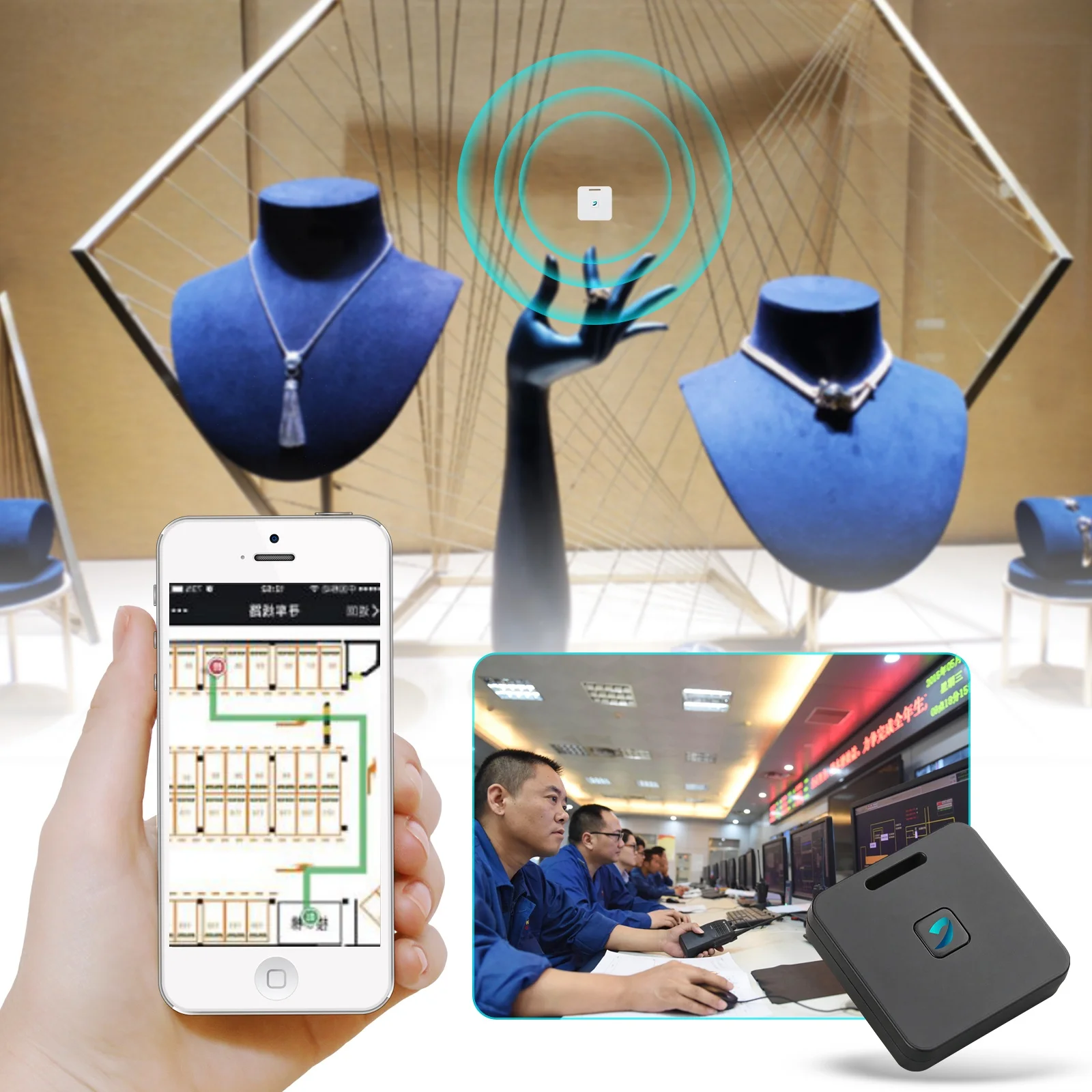 STiE8 Small size 3-axis acceleration sensor BLE5.0 asset tracking BLE beacon tag