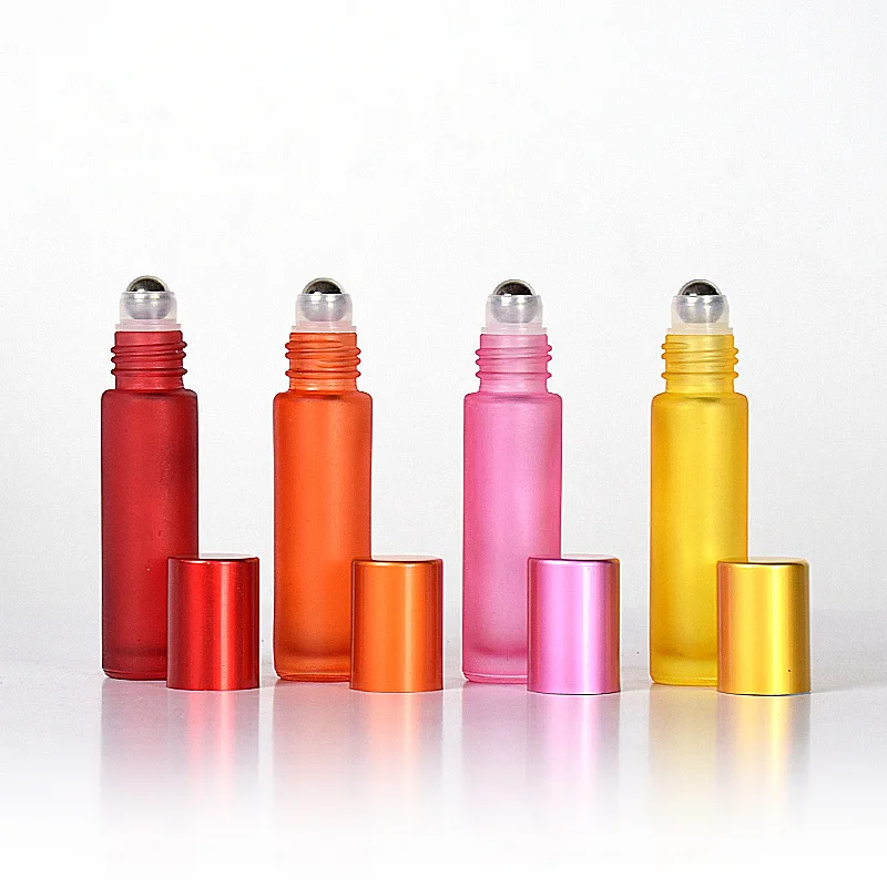Low Price Easy Carry Wholesale 10ml Empty Mini Perfume Cosmetic Glass Roll On Bottle With Cap