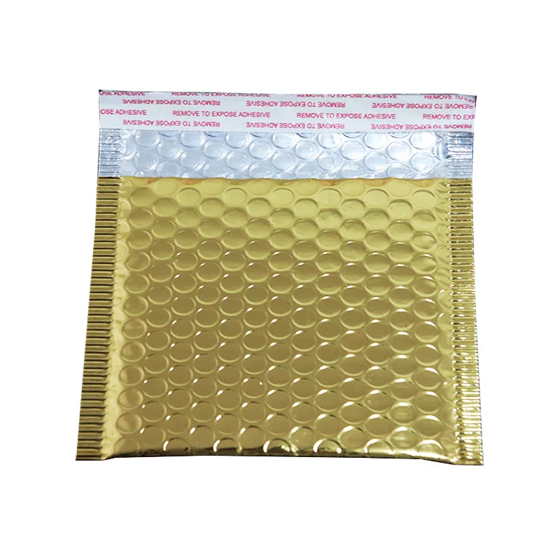 Gold bubble envelope shipping bags bubble packing bags jewelry bubble pouch bag