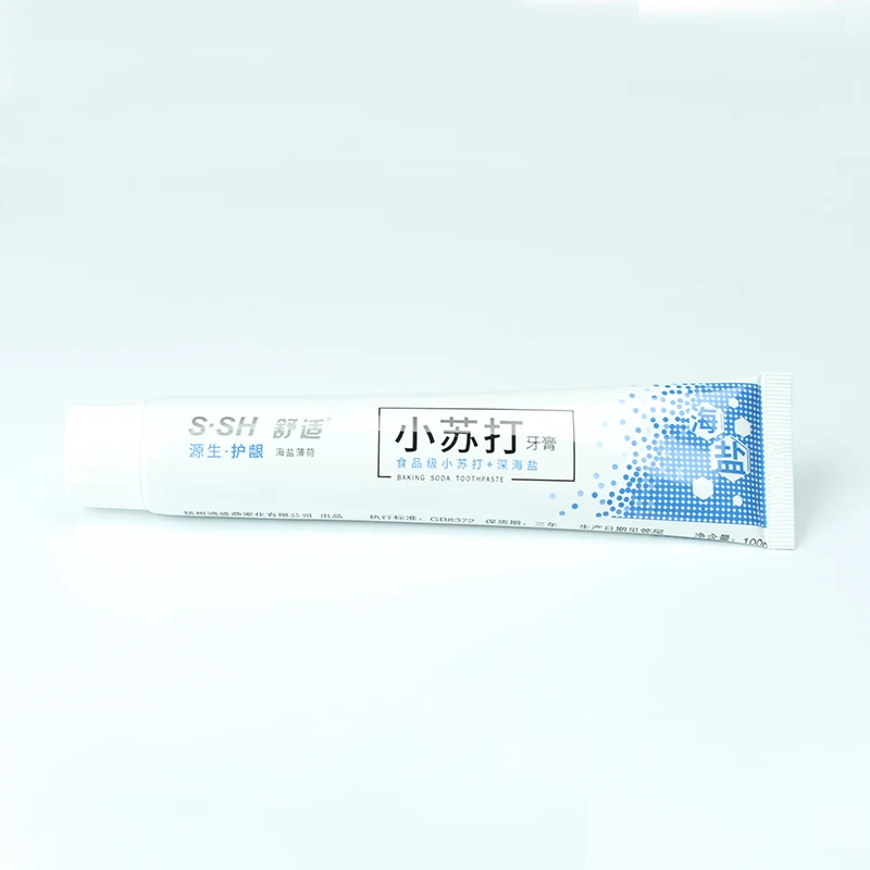 100g Oral Care Food Grade Baking Soda  Sea Salt Mint Smell Toothpaste  OEM