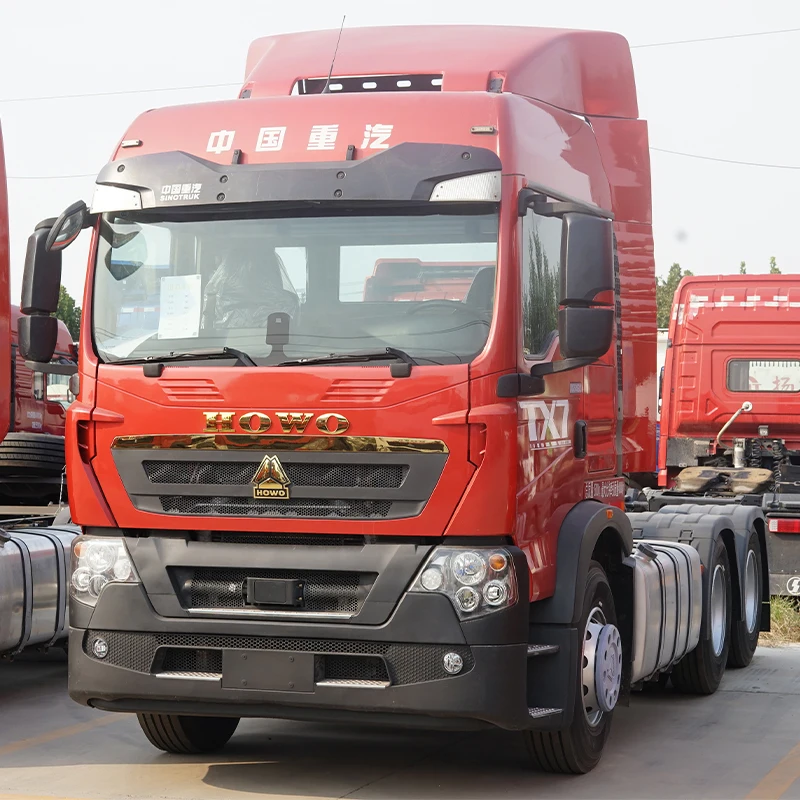Explore the Excellence of China Low Price Diesel Power 6*4 Euro2 371hp 375HP Sinotruk Howo 7 Tractor Head Trucks