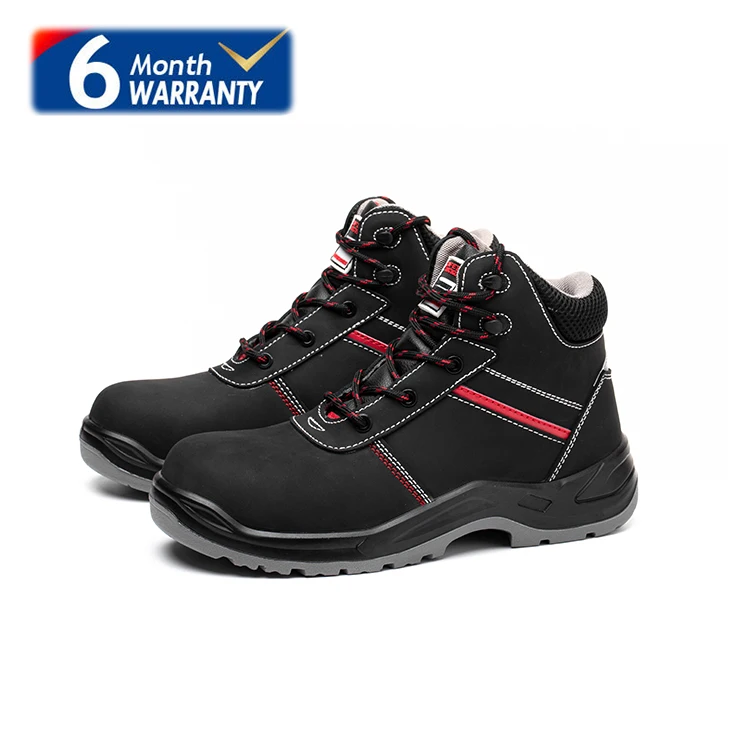 Steel Toe Cow Nubuck Leather S3 Work Safety Shoes for Men Indestructible Work Shoes