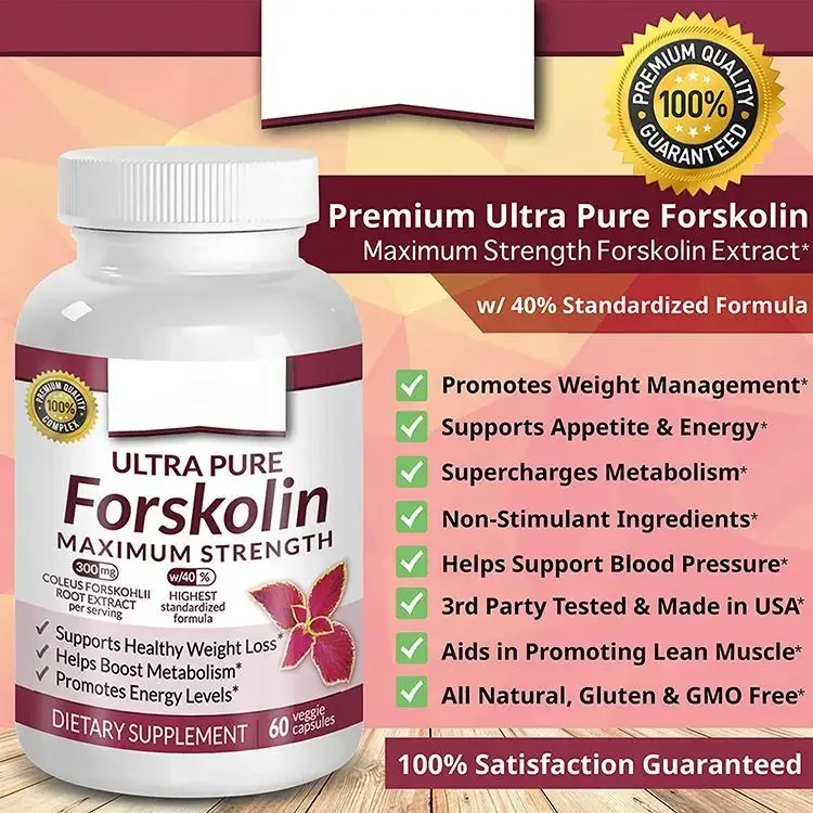 Cost Effective Root Extract Powder Belly Dark Supplement  Advanced Enhancement Complex Ultra Pure Forskolin Capsules