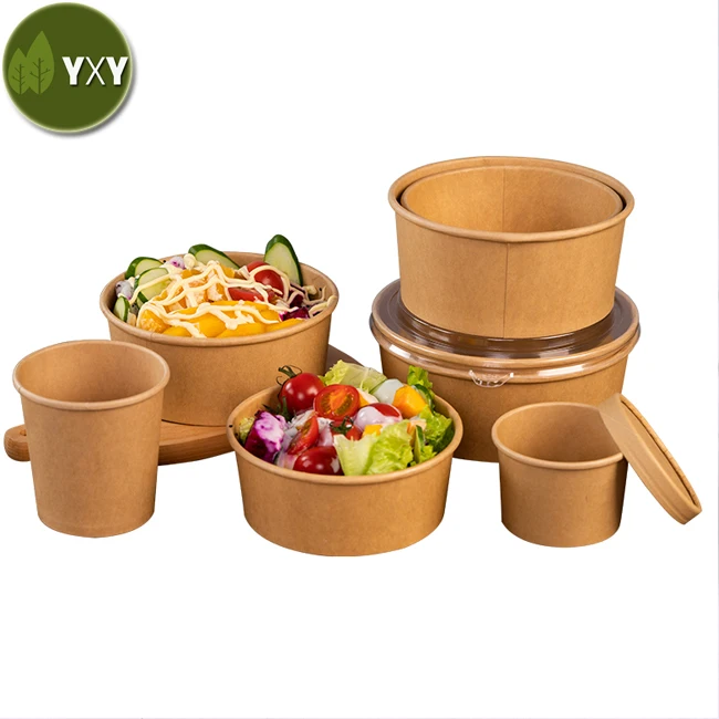 China Professional Paper Salad Bowl Manufacturer