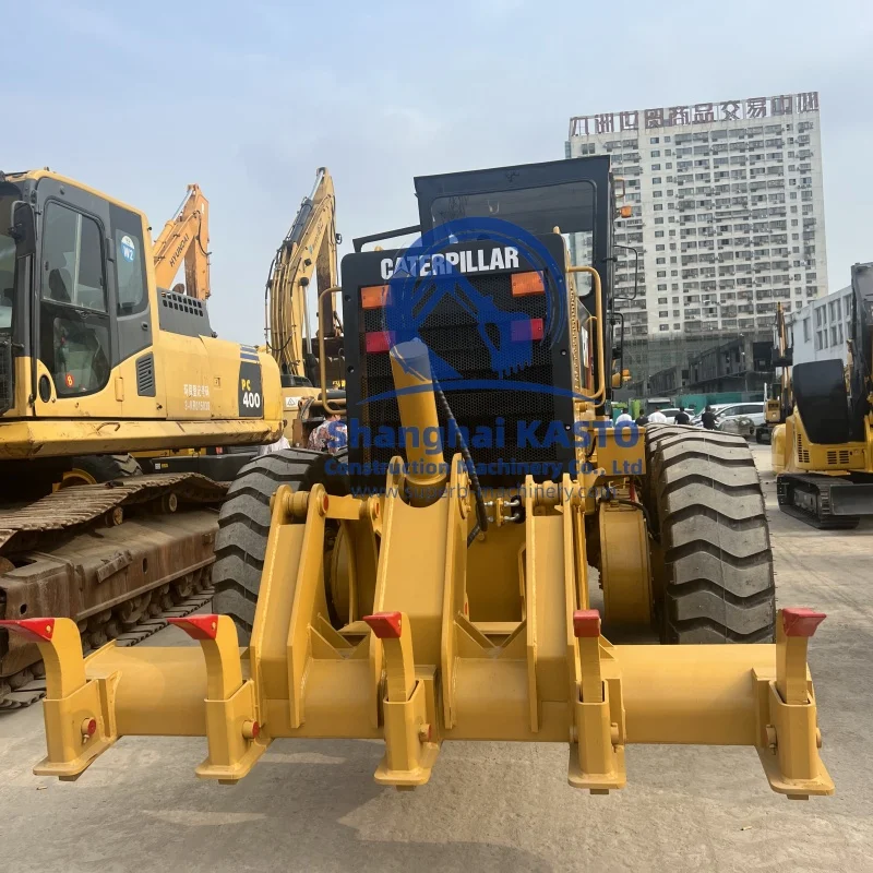 Used 140G Motor graderr Original Japan Bulldozing Machinery wheeled moving type grader for sale