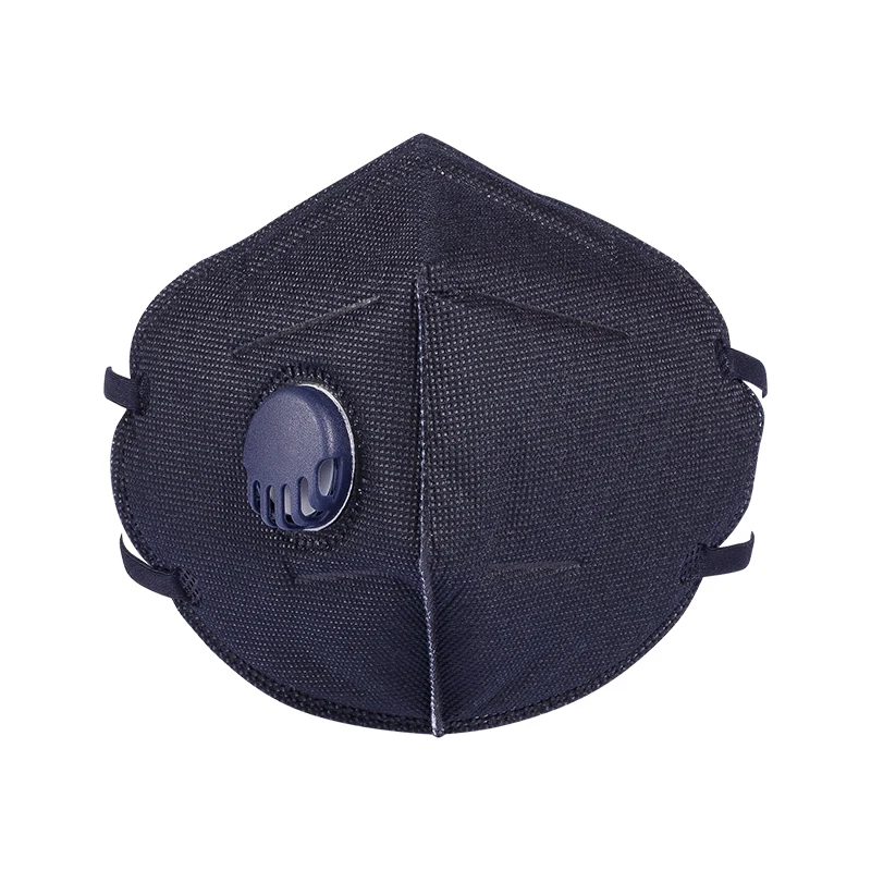 Disposable Fold-able Safety Mouth Cover Facemask with KN95 HEPA Filter Face mask With Valve