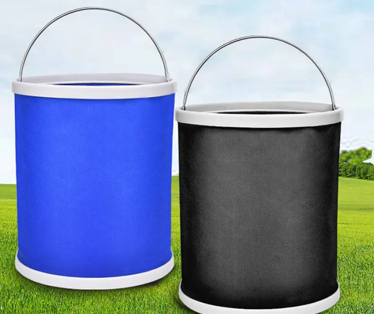 JETSHARK portable plastic car wash cleaning bucket fishing carp collapsible folding EVA live fish bucket