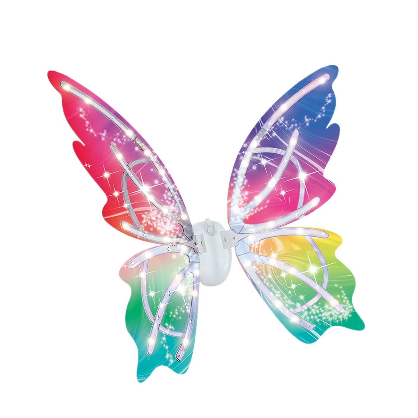 KUNYANG moving light music butterfly wings girls dress up electric fairy butterfly wings simulated swing butterflies wing toys