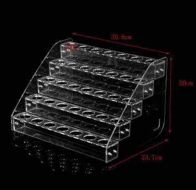 Disassemble multi layers acrylic lipstick nail polish perfume display rack holder stand