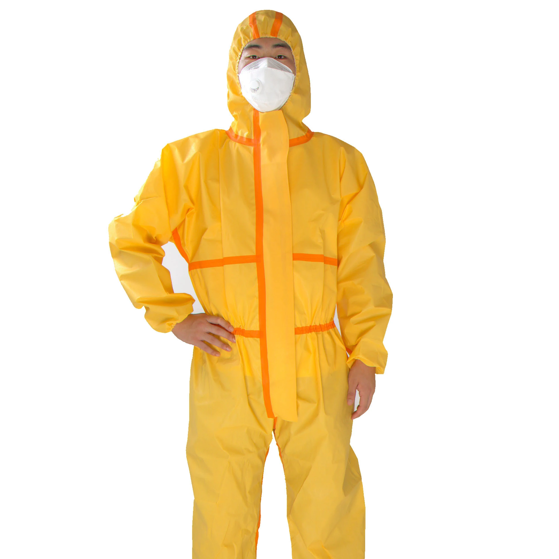 Factory Work Suit Disposable Protective Coverall Industry Chemical Work Suits For Safety Of Person Acid Proof