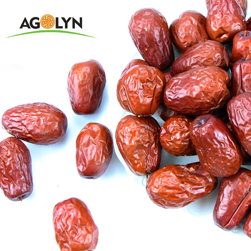 Новый сезон сушеные красные фрукты jujube для закусок