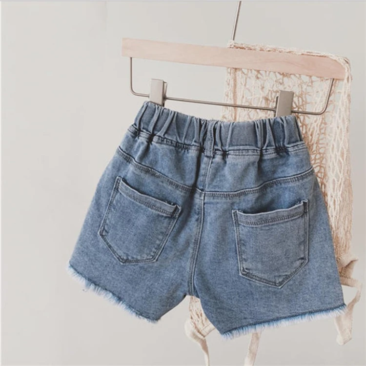 
Fashion New Kid Denim Shorts Casual Hot Sale Girls Pants Cute Children Jeans Short Pants 