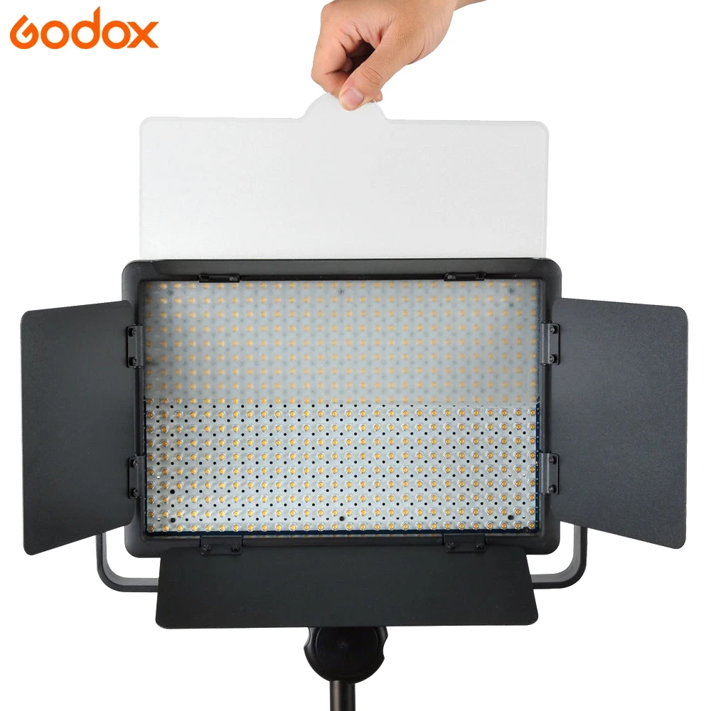 GODOX LED500 white yellow LED Video Light Lamp Lights Photographic Light 3300K-5600K for DSLR Camera Camcorder Photo Studio