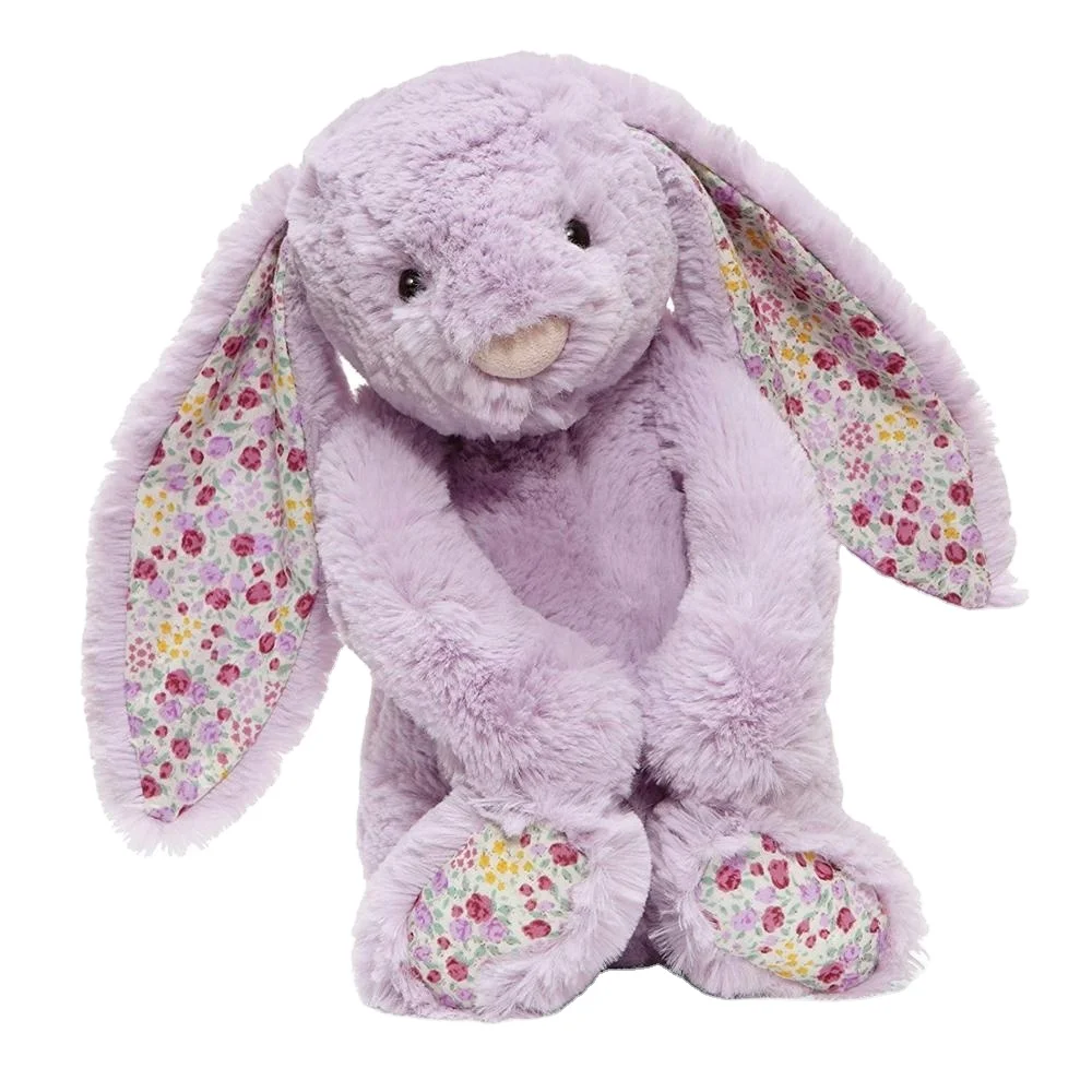 2022 Wholesale long ears rabbit stuffed toy soft plush bunny rabbit animal baby toys