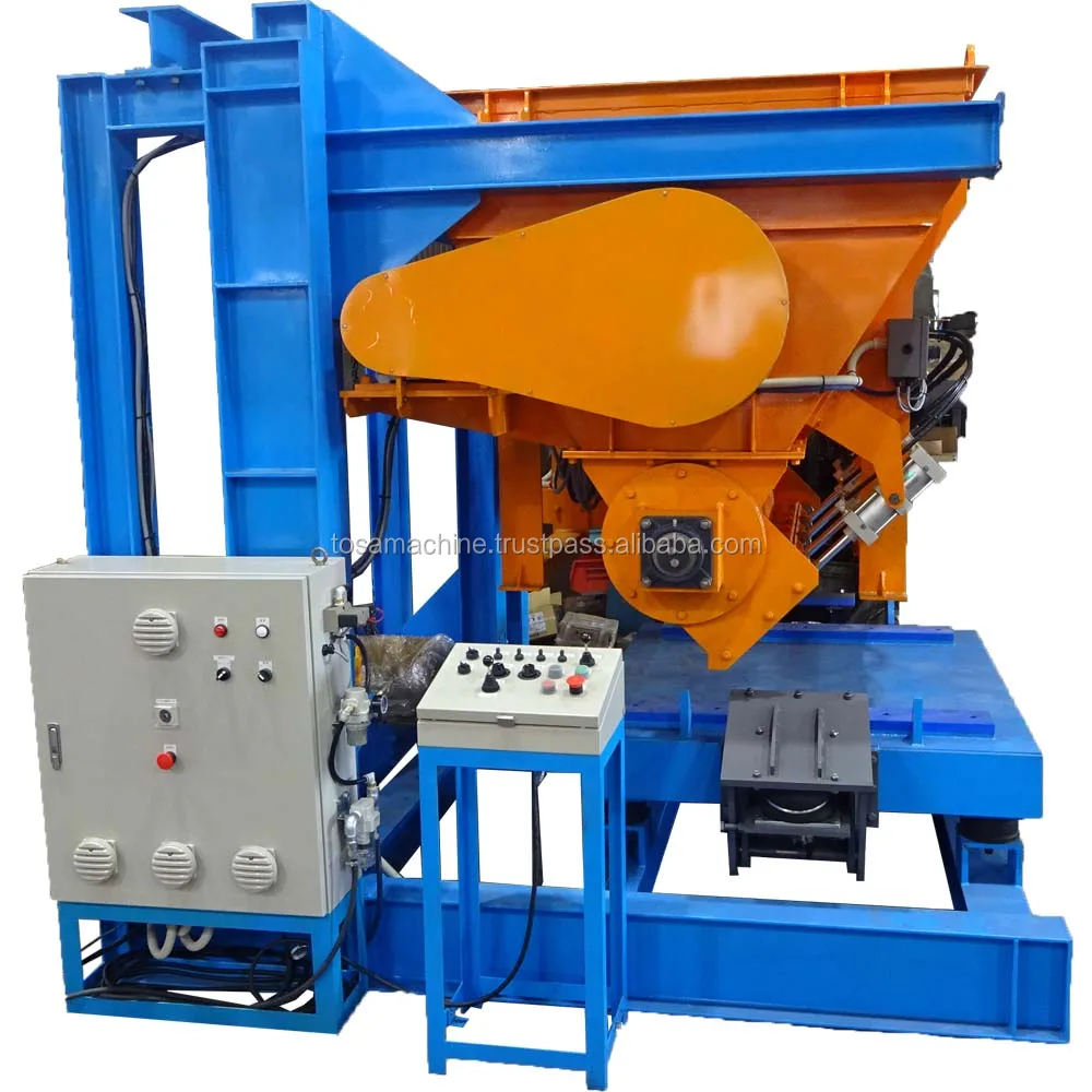 Japanese high spec concrete molding machine that can be control by one person, SAIBARA-10