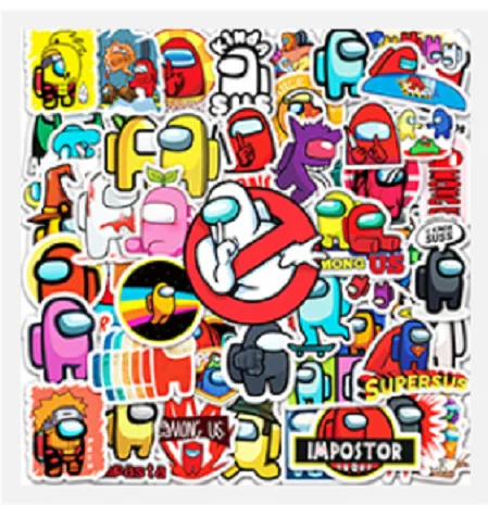 high quality custom Graffiti Stickers for car/laptop/skateboard/luggage/bicycle/Bumper