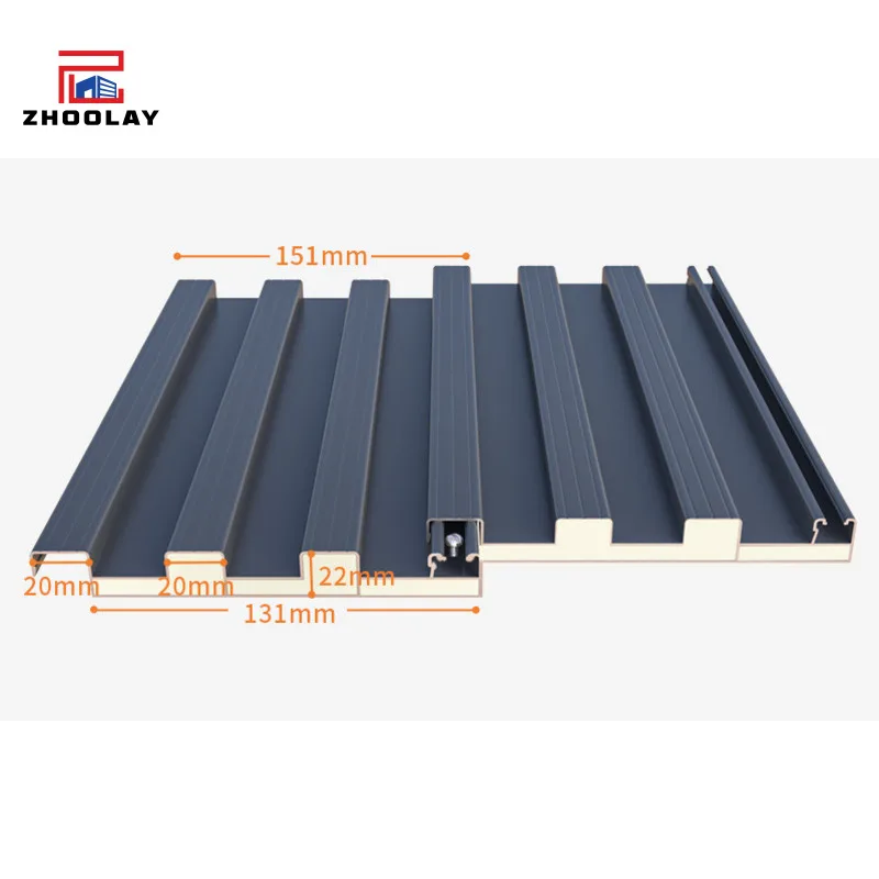 Aluminum Alloy Great Wall Outdoor Concave Convex Plate Buckle Strip Decorative Panel Aluminum Grille Door Head Square Through