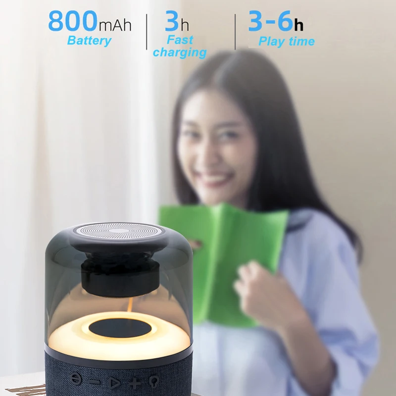 JY-02 Transparent light 2.1 channel 20W high power wireless speaker