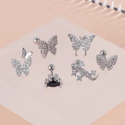 Simple Spiral Stud Earrings Stainless Steel Geometric Stud Earrings For Women Men Fashion Jewelry Piercing Jewelry