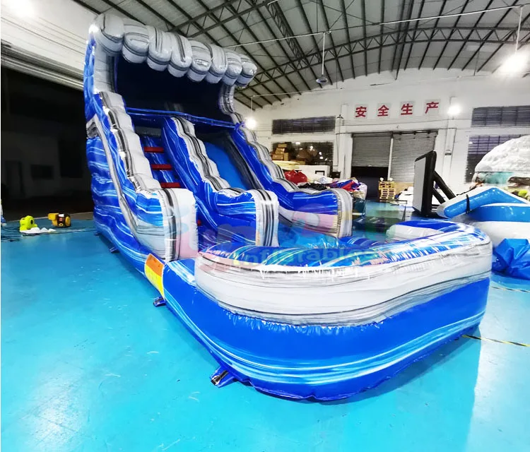 Kids Commercial Jumping Bouncer Piscina Inflable Con Tobogan Bounce House Pool Combo Inflatable