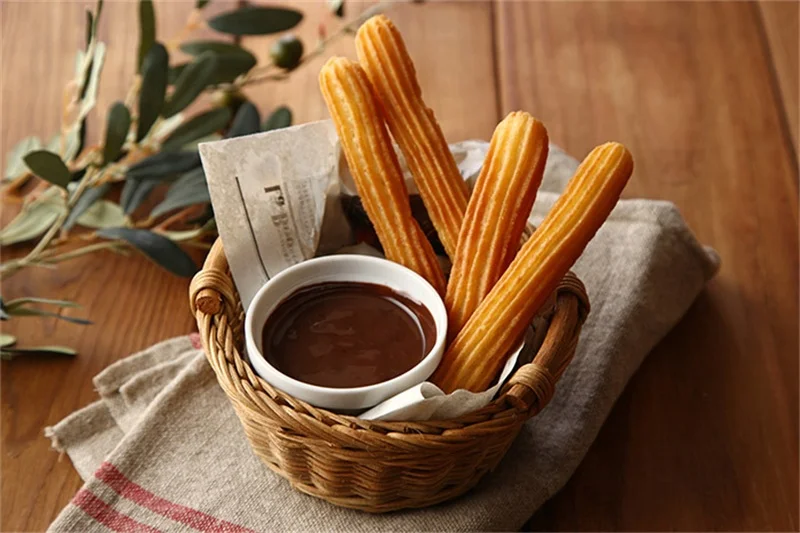 Commercial Snack Machinery Spanish 2L-15L Churros Making Machine Electric or Manual Stainless Steel Churros Maker Filler