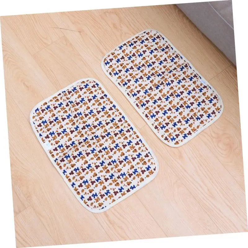 Puppy Pads Dog Grass Toilet Non Slip Washable Dog  Pee Pads Pet Mats for Floor Waterproof Hamster Cage Crate Pad