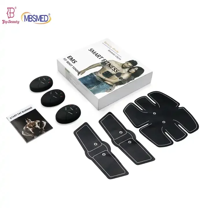 Promotional Electric Muscle ABS Muscle Stimulator Electric Abdominal Stimulation Belt EMS Trainer Anti-Cellulite Massager