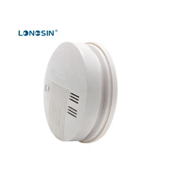 Conventional hard wire network independent smoke detector battery powered AC/DC dual power fire alarm LS-828-14