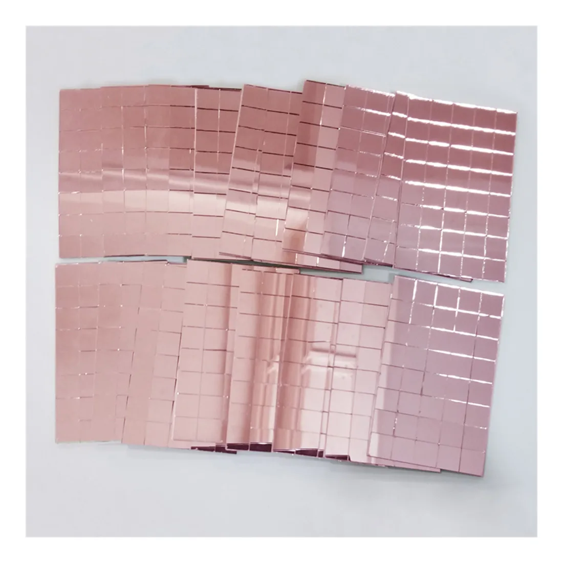 Self-Adhesive Mirrors Mosaic Tiles Mini Square Glass Decorative Craft DIY Accessory for Party Home Decor