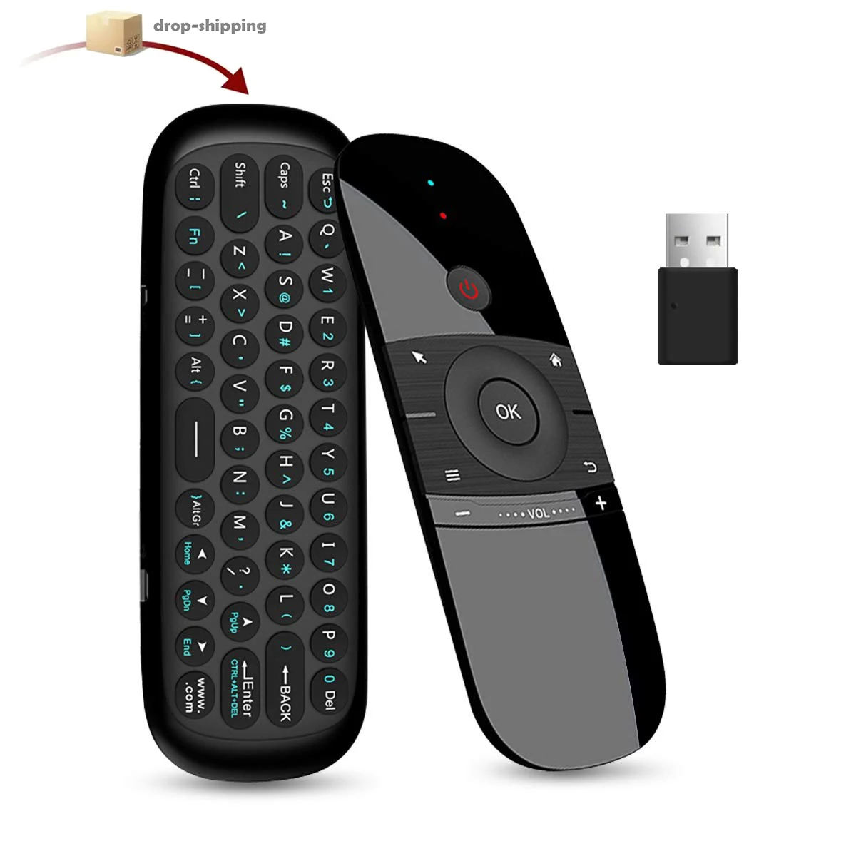 Awireless Remote 2.4g Wireless Smart Tv Keyboard Multifunctional Remote Control For Android Tv Box/pc/projector