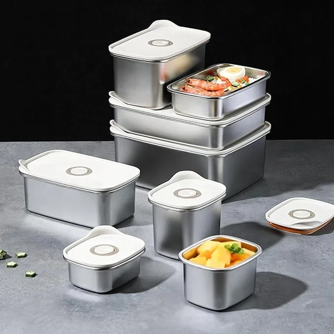 Zhongte SUS 304 Food Storage Container Lunch Box Metal Multifunction CLASSIC Shrink Firm Packing for Sale