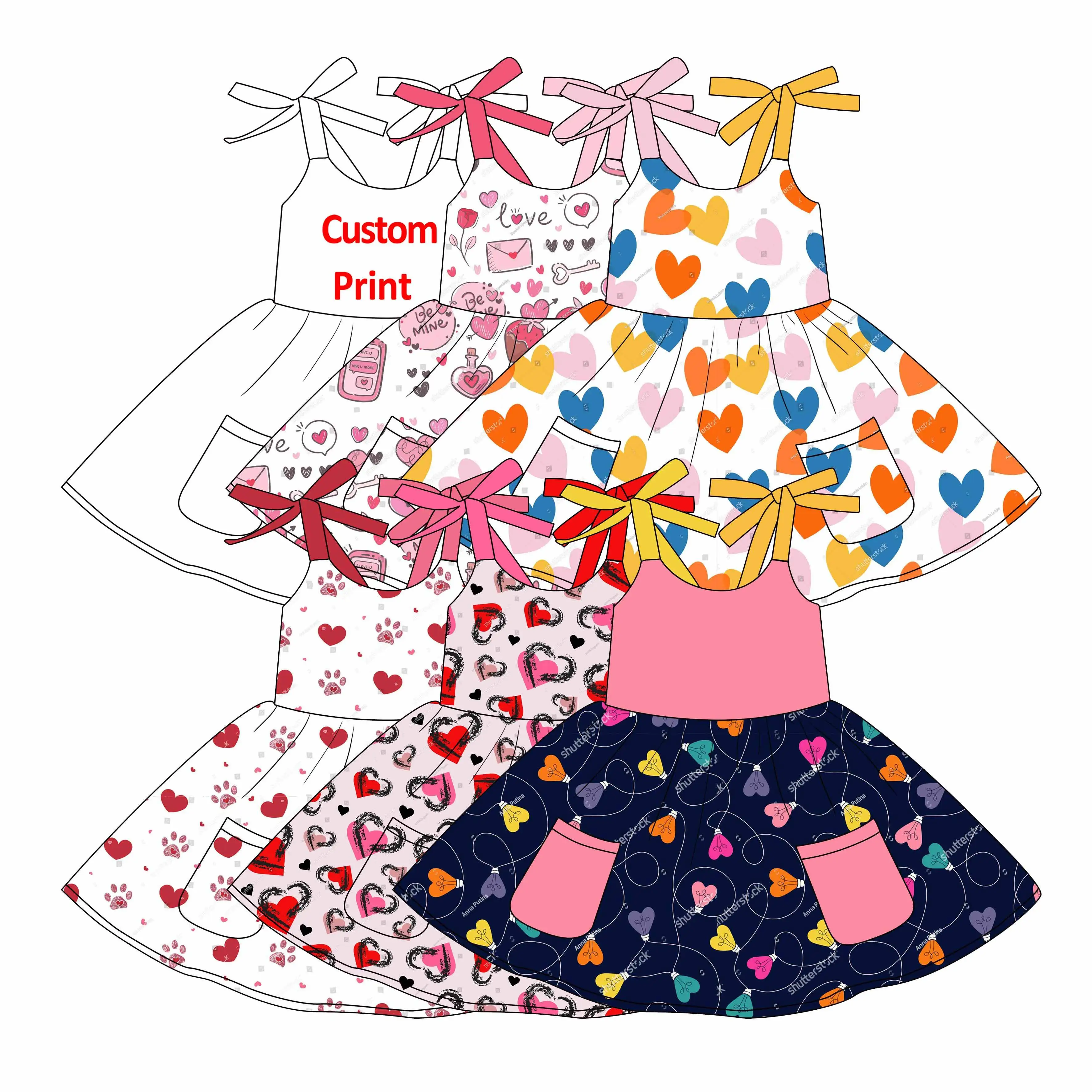 New Arrival High Quality Latest Design Baby Girl Dress Summer Kids Dresses Sweet Baby Girl Clothing Dresses