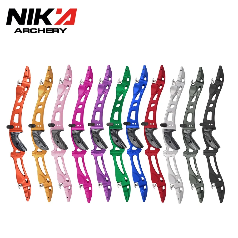 Nika Archery Professional Recurve Bow And Arrows Set ILF Carbon Limbs Aluminum Riser for Adults Teenager Shooting Competition
