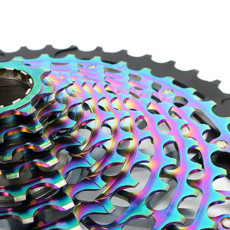 11 Speed 11-50T Bike Rainbow Cassette Freewheel Colorful Bicycle Flywheel